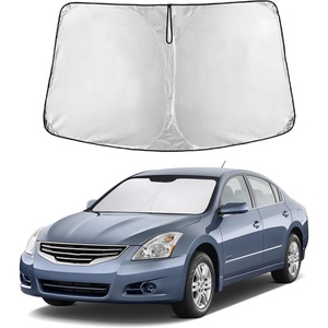 EcoNour Windshield Sunshade Compatible for Nissan Altima 2007-2011 2012 | Sun Visor for Front Windshield & Window Sun Shade Cover, UV Heat Blocker & Protector, Car Accessories