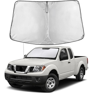 EcoNour Windshield Sunshade Compatible for Nissan Frontier 2006-2020 2021 | Sun Visor for Front Windshield & Window Sun Shade Cover, UV Heat Blocker & Protector, Car Accessories