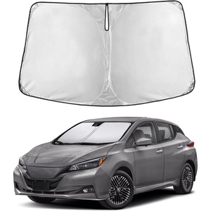 EcoNour Windshield Sunshade Compatible for Nissan Leaf 2018-2023 2024 2025 | Sun Visor for Front Windshield & Window Sun Shade Cover, UV Heat Blocker & Protector, Car Accessories