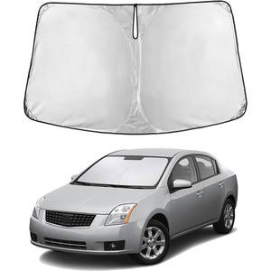 EcoNour Windshield Sunshade Compatible for Nissan Sentra 2007-2011 2012 | Sun Visor for Front Windshield & Window Sun Shade Cover, UV Heat Blocker & Protector, Car Accessories