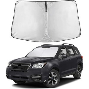EcoNour Windshield Sunshade Compatible for Subaru Forester 2014-2017 2018 | Sun Visor for Front Windshield & Window Sun Shade Cover, UV Heat Blocker & Protector, Car Accessories