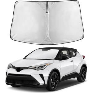EcoNour Windshield Sunshade Compatible for Toyota CHR 2018-2021 2022 2023 | Sun Visor for Front Windshield & Window Sun Shade Cover, UV Heat Blocker & Protector, Car Accessories
