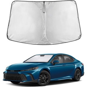 EcoNour Windshield Sunshade Compatible for Toyota Camry 2025 2026 | Hybrid, LE, SE, SE, XLE, XSE, TRD, Sun Visor for Front Windshield Sunshade Cover, UV Heat Protector, Car Accessories