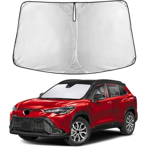EcoNour Windshield Sunshade Compatible for Toyota Corolla Cross 2022-2026 | Sun Visor for Front Windshield & Window Sun Shade Cover, UV Heat Blocker & Protector, Car Accessories