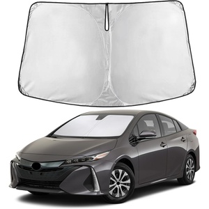 EcoNour Windshield Sunshade Compatible for Toyota Prius Hatchback 2016-2022 | (Not for Prius C or Prius V) Sun Visor for Front Window Sun Shade Cover, UV Heat Protector, Car Accessories