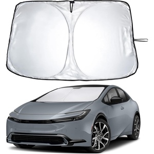 EcoNour Windshield Sunshade Compatible for Toyota Prius Hatchback 2023-2026 | Sun Visor for Front Windshield & Window Sun Shade Cover, UV Heat Blocker & Protector, Car Accessories