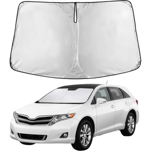 EcoNour Windshield Sunshade Compatible for Toyota Venza 2009-2013 2014 2015 | Sun Visor for Front Windshield & Window Sun Shade Cover, UV Heat Blocker & Protector, Car Accessories