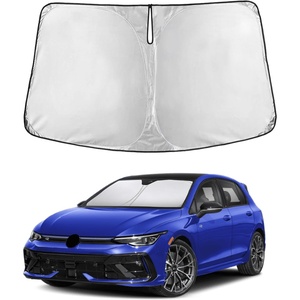 EcoNour Windshield Sunshade Compatible for Volkswagen VW Golf Mk8 2022-2026 | Sun Visor for Front Windshield & Window Sun Shade Cover, UV Heat Blocker & Protector, Car Accessories