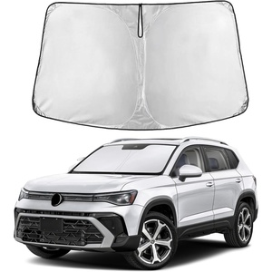 EcoNour Windshield Sunshade Compatible for Volkswagen VW Taos 2022-2026 | Sun Visor for Front Windshield & Window Sun Shade Cover, UV Heat Blocker & Protector, Car Accessories