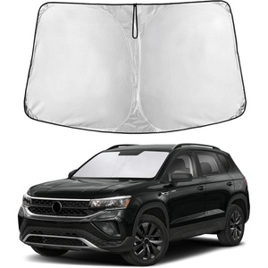 EcoNour Windshield Sunshade Compatible for Volkswagen VW Tiguan 2018-2026 | Sun Visor for Front Windshield & Window Sun Shade Cover, UV Heat Blocker & Protector, Car Accessories