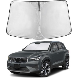 EcoNour Windshield Sunshade Compatible for Volvo XC40 2019-2024 2025 2026 | Sun Visor for Front Windshield & Window Sun Shade Cover, UV Heat Blocker & Protector, Car Accessories