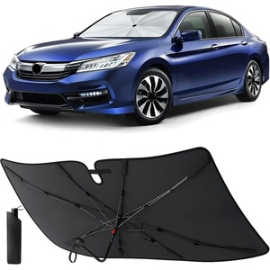 EcoNour Windshield Sunshade & Window Tint for Honda Accord 2013 2014 2016 2017 | Front Windshield Sun Shade UV Heat Blocker | Foldable Car Sun Visor Protector Interior Cooling Accessories