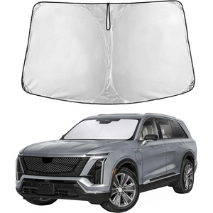 EcoNour Windshield Sunshade for Cadillac SRX Vistiq Optiq – 2010-2015 2016 | Sun Visor for Front Windshield & Window Sun Shade Cover, UV Heat Blocker & Protector, Car Accessories