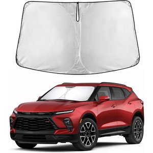 Econour Windshield Sun Shade Compatible for Rivian R1S R1T 2022-2025 2026 | Sun Visor for Front Windshield & Window Sun Shade Cover, UV Heat Blocker & Protector, Car Accessories(Fit For Chevrolet Blazer (2019-2026))