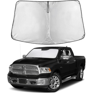 Econour Windshield Sun Shade Compatible for Rivian R1S R1T 2022-2025 2026 | Sun Visor for Front Windshield & Window Sun Shade Cover, UV Heat Blocker & Protector, Car Accessories(for RAM 1500 2011–2018)