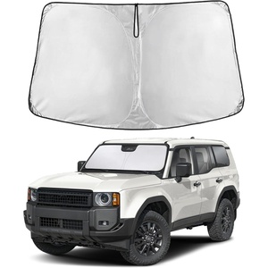 Econour Windshield Sun Shade Compatible for Rivian R1S R1T 2022-2025 2026 | Sun Visor for Front Windshield & Window Sun Shade Cover, UV Heat Blocker & Protector, Car Accessories(for Toyota Land Cruiser 2024- 2026)