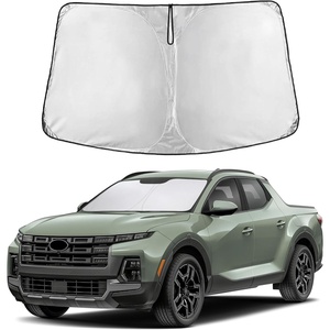 Econour Windshield Sun Shade Compatible for Rivian R1S R1T 2022-2025 2026 | Sun Visor for Front Windshield & Window Sun Shade Cover, UV Heat Blocker & Protector, Car Accessories(for Hyundai Santa Cruz 2022–2026)