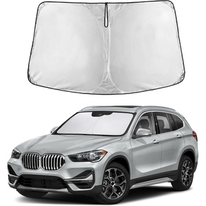 Econour Windshield Sun Shade Compatible for Rivian R1S R1T 2022-2025 2026 | Sun Visor for Front Windshield & Window Sun Shade Cover, UV Heat Blocker & Protector, Car Accessories(for BMW X1 2016- 2022)
