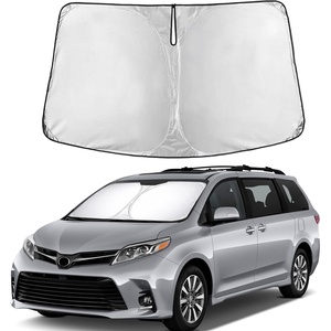 Econour Windshield Sun Shade Compatible for Rivian R1S R1T 2022-2025 2026 | Sun Visor for Front Windshield & Window Sun Shade Cover, UV Heat Blocker & Protector, Car Accessories(for Toyota Sienna 2011–2020)