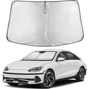 Econour Windshield Sun Shade Compatible for Rivian R1S R1T 2022-2025 2026 | Sun Visor for Front Windshield & Window Sun Shade Cover, UV Heat Blocker & Protector, Car Accessories(for Hyundai Ioniq 6 2023–2025)