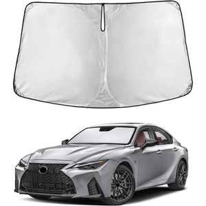 Econour Windshield Sun Shade Compatible for Rivian R1S R1T 2022-2025 2026 | Sun Visor for Front Windshield & Window Sun Shade Cover, UV Heat Blocker & Protector, Car Accessories(for Lexus IS300/350/500/IS250/IS200t 2014-2026)