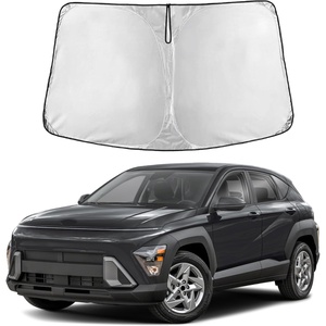 Econour Windshield Sun Shade Compatible for Rivian R1S R1T 2022-2025 2026 | Sun Visor for Front Windshield & Window Sun Shade Cover, UV Heat Blocker & Protector, Car Accessories(for Hyundai Kona 2024–2026)