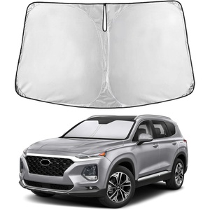 Econour Windshield Sun Shade Compatible for Rivian R1S R1T 2022-2025 2026 | Sun Visor for Front Windshield & Window Sun Shade Cover, UV Heat Blocker & Protector, Car Accessories(for Hyundai Santa Fe 2013–2018)