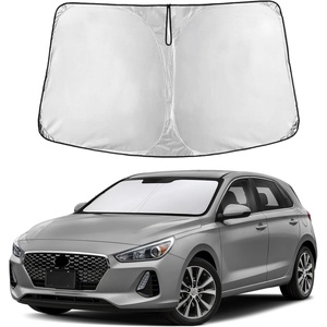 Econour Windshield Sun Shade Compatible for Rivian R1S R1T 2022-2025 2026 | Sun Visor for Front Windshield & Window Sun Shade Cover, UV Heat Blocker & Protector, Car Accessories(For Hyundai Elantra 2017 – 2020)