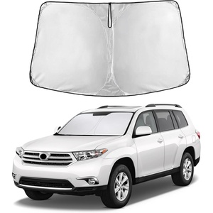 Econour Windshield Sun Shade Compatible for Rivian R1S R1T 2022-2025 2026 | Sun Visor for Front Windshield & Window Sun Shade Cover, UV Heat Blocker & Protector, Car Accessories(For Toyota Highlander (2008 – 2013))