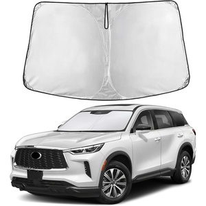 Econour Windshield Sun Shade Compatible for Rivian R1S R1T 2022-2025 2026 | Sun Visor for Front Windshield & Window Sun Shade Cover, UV Heat Blocker & Protector, Car Accessories(for Infiniti QX60 2014- 2025)
