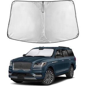 Econour Windshield Sun Shade Compatible for Rivian R1S R1T 2022-2025 2026 | Sun Visor for Front Windshield & Window Sun Shade Cover, UV Heat Blocker & Protector, Car Accessories(for Lincoln Navigator 2018–2025)