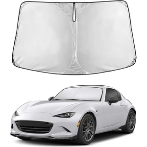 Econour Windshield Sun Shade Compatible for Rivian R1S R1T 2022-2025 2026 | Sun Visor for Front Windshield & Window Sun Shade Cover, UV Heat Blocker & Protector, Car Accessories(for Mazda MX-5 Miata 2016–2024 2025 2026)