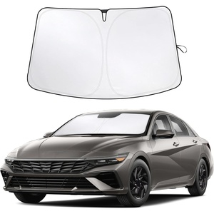 Econour Windshield Sun Shade Compatible for Rivian R1S R1T 2022-2025 2026 | Sun Visor for Front Windshield & Window Sun Shade Cover, UV Heat Blocker & Protector, Car Accessories(For Hyundai Elantra (2021–2026))
