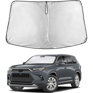 Econour Windshield Sun Shade Compatible for Rivian R1S R1T 2022-2025 2026 | Sun Visor for Front Windshield & Window Sun Shade Cover, UV Heat Blocker & Protector, Car Accessories(For Toyota Highlander (2020 – 2026))