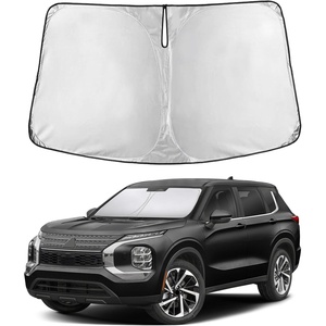 Econour Windshield Sun Shade Compatible for Rivian R1S R1T 2022-2025 2026 | Sun Visor for Front Windshield & Window Sun Shade Cover, UV Heat Blocker & Protector, Car Accessories(for Mitsubishi Outlander 2022-2026)