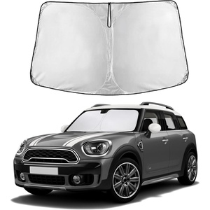 Econour Windshield Sun Shade Compatible for Rivian R1S R1T 2022-2025 2026 | Sun Visor for Front Windshield & Window Sun Shade Cover, UV Heat Blocker & Protector, Car Accessories(for Mini Countryman Cooper F60 2017– 2026)