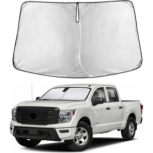 Econour Windshield Sun Shade Compatible for Rivian R1S R1T 2022-2025 2026 | Sun Visor for Front Windshield & Window Sun Shade Cover, UV Heat Blocker & Protector, Car Accessories(for Nissan Titan 2020–2024)
