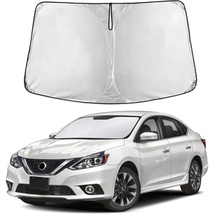 Econour Windshield Sun Shade Compatible for Rivian R1S R1T 2022-2025 2026 | Sun Visor for Front Windshield & Window Sun Shade Cover, UV Heat Blocker & Protector, Car Accessories((2014-2019))
