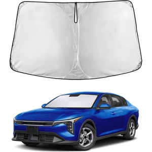 Econour Windshield Sun Shade Compatible for Rivian R1S R1T 2022-2025 2026 | Sun Visor for Front Windshield & Window Sun Shade Cover, UV Heat Blocker & Protector, Car Accessories(For Kia K4 (2025-2026))