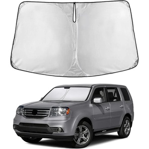 Econour Windshield Sun Shade Compatible for Rivian R1S R1T 2022-2025 2026 | Sun Visor for Front Windshield & Window Sun Shade Cover, UV Heat Blocker & Protector, Car Accessories(for Honda Pilot 2009–2015)