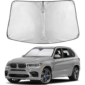 Econour Windshield Sun Shade Compatible for Rivian R1S R1T 2022-2025 2026 | Sun Visor for Front Windshield & Window Sun Shade Cover, UV Heat Blocker & Protector, Car Accessories(for BMW X5 2014- 2018)