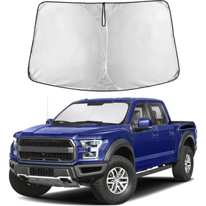 Econour Windshield Sun Shade Compatible for Rivian R1S R1T 2022-2025 2026 | Sun Visor for Front Windshield & Window Sun Shade Cover, UV Heat Blocker & Protector, Car Accessories(For Ford F-150 (2021–2026))