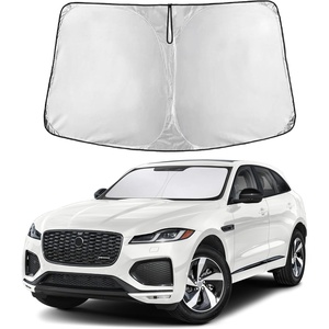 Econour Windshield Sun Shade Compatible for Rivian R1S R1T 2022-2025 2026 | Sun Visor for Front Windshield & Window Sun Shade Cover, UV Heat Blocker & Protector, Car Accessories(for Jaguar F-Pace 2016-2025)
