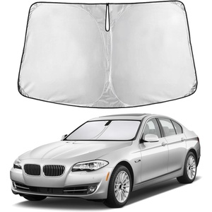 Econour Windshield Sun Shade Compatible for Rivian R1S R1T 2022-2025 2026 | Sun Visor for Front Windshield & Window Sun Shade Cover, UV Heat Blocker & Protector, Car Accessories(for BMW 5 Series 2011–2016)