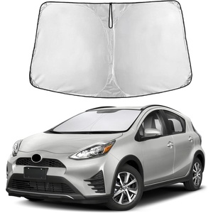 Econour Windshield Sun Shade Compatible for Rivian R1S R1T 2022-2025 2026 | Sun Visor for Front Windshield & Window Sun Shade Cover, UV Heat Blocker & Protector, Car Accessories(for Toyota Prius C 2012- 2019)