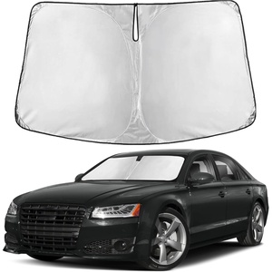 Econour Windshield Sun Shade Compatible for Rivian R1S R1T 2022-2025 2026 | Sun Visor for Front Windshield & Window Sun Shade Cover, UV Heat Blocker & Protector, Car Accessories(for Audi A8 1997-2018)