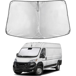 Econour Windshield Sun Shade Compatible for Rivian R1S R1T 2022-2025 2026 | Sun Visor for Front Windshield & Window Sun Shade Cover, UV Heat Blocker & Protector, Car Accessories(for Dodge Ram ProMaster 2014–2026)