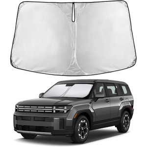 Econour Windshield Sun Shade Compatible for Rivian R1S R1T 2022-2025 2026 | Sun Visor for Front Windshield & Window Sun Shade Cover, UV Heat Blocker & Protector, Car Accessories(for Hyundai Santa Fe 2024–2026)