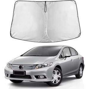 Econour Windshield Sun Shade Compatible for Rivian R1S R1T 2022-2025 2026 | Sun Visor for Front Windshield & Window Sun Shade Cover, UV Heat Blocker & Protector, Car Accessories(for Honda Civic 2006–2011)