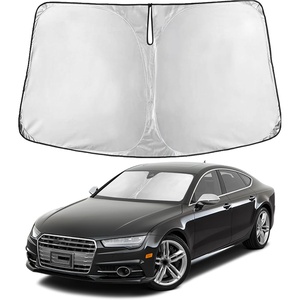 Econour Windshield Sun Shade Compatible for Rivian R1S R1T 2022-2025 2026 | Sun Visor for Front Windshield & Window Sun Shade Cover, UV Heat Blocker & Protector, Car Accessories(Fit for Audi S7 2013-2025)